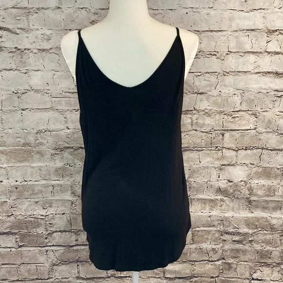 LOFT Black V-Neck Tank Top - Picture 2 of 4